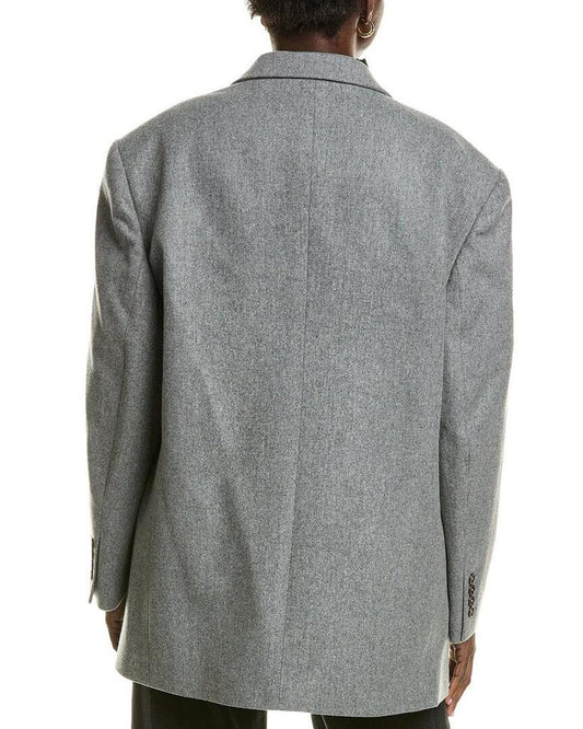 Flannel Mattie Wool-Blend Blazer