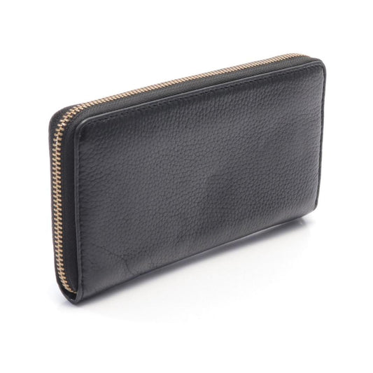 Standard Continental Wallet Round Zipper Long Wallet Leather