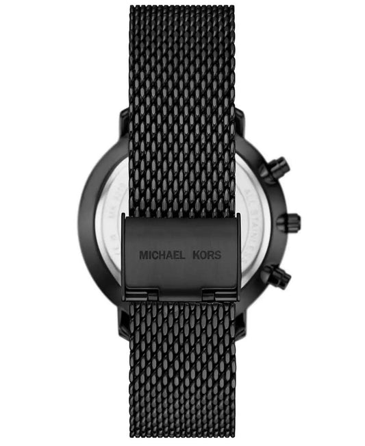 Men's Blake Multifunction Black IP Mesh Watch, 42mm