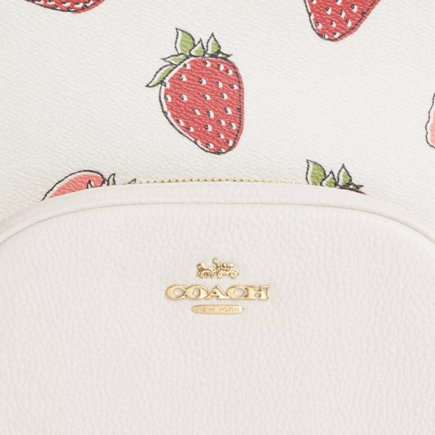 Court Backpack With Strawberry Print