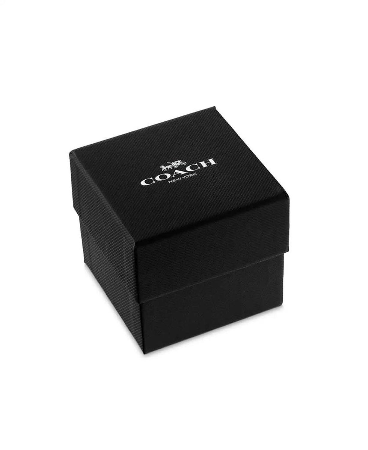 Men's Jackson Dark Brown Leather Calfskin Strap Watch, 44.1mm