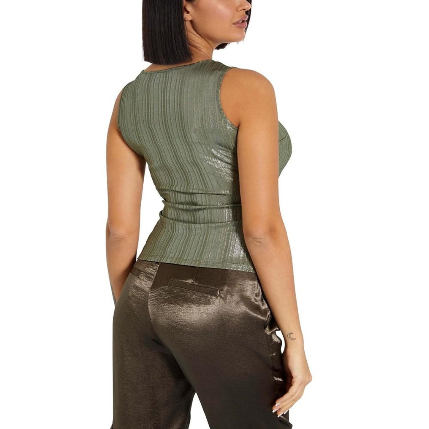 Women's Cristina Embellished Logo Sleeveless Top