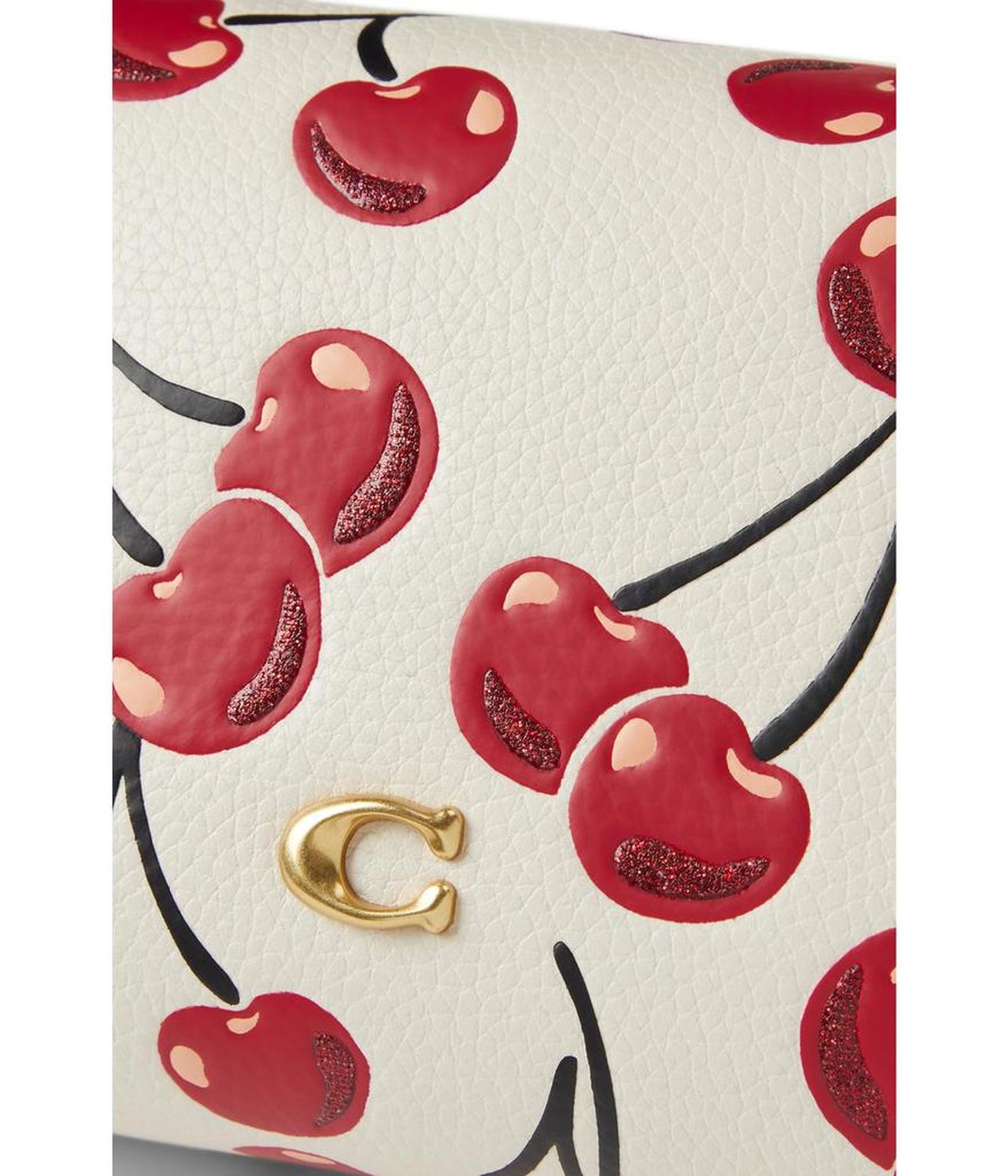 Essential Cosmetic Pouch with Cherry Print