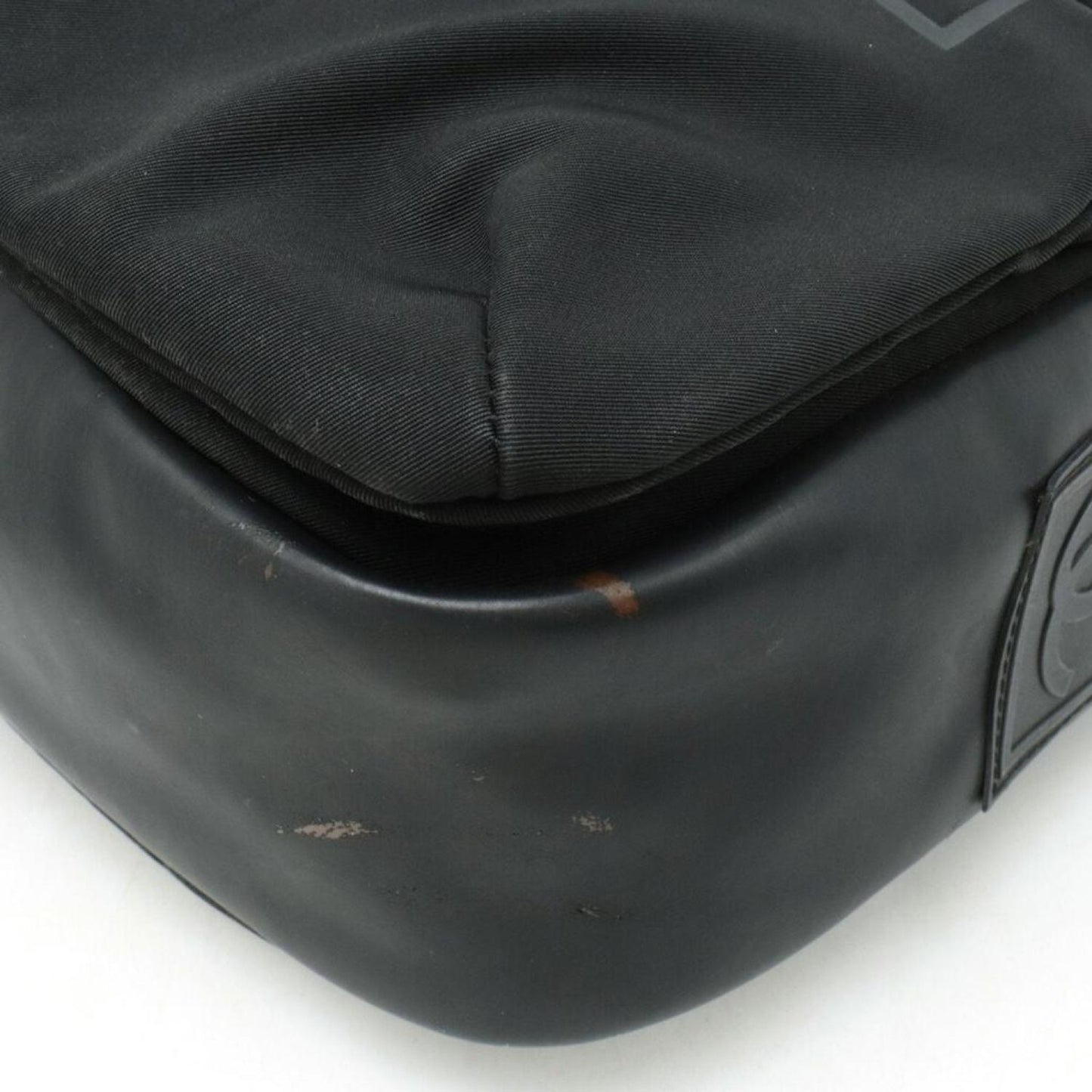 Chanel Coco Mark Canvas Shoulder Bag (Pre-Owned)