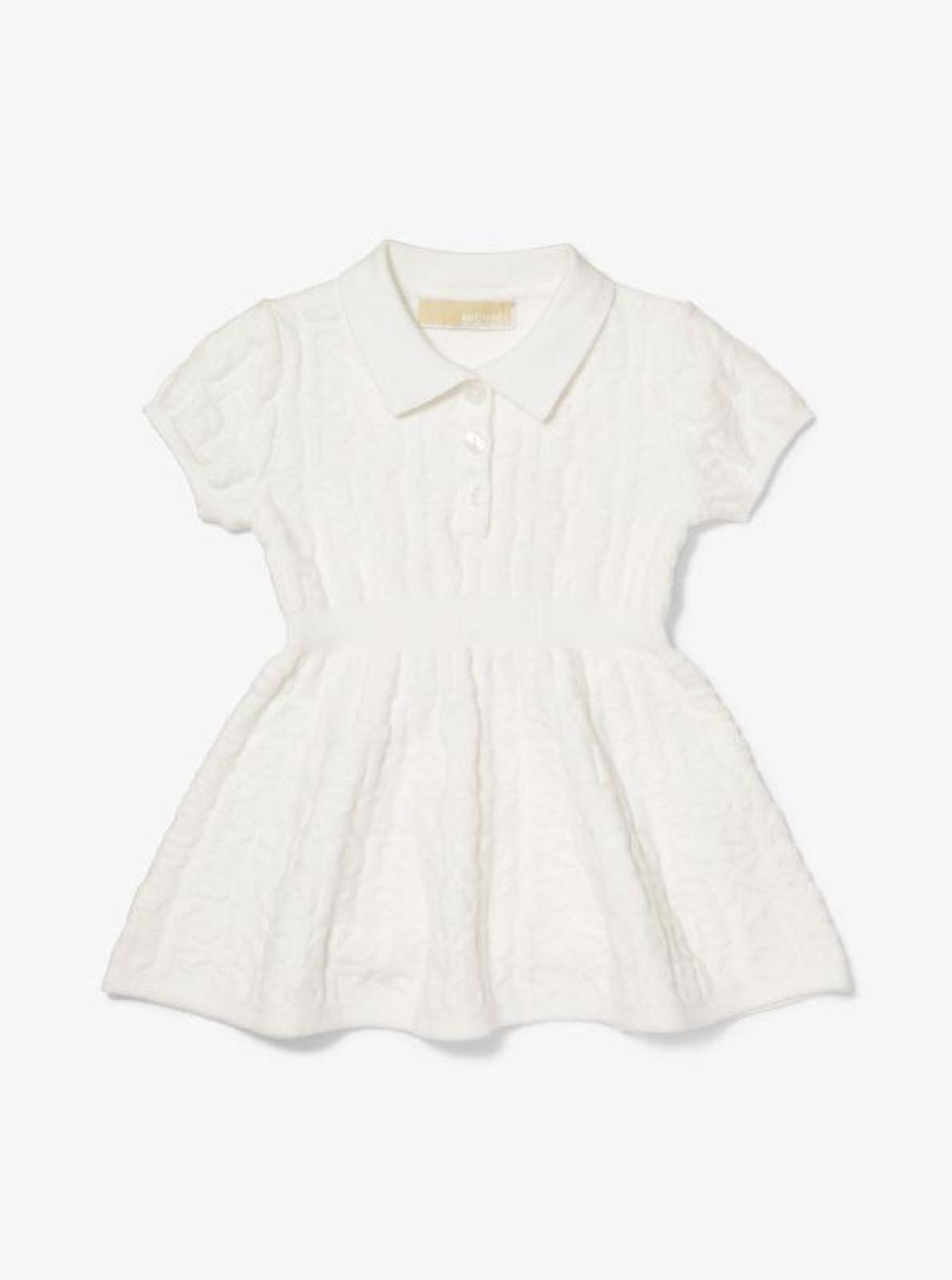 KORS Cotton Terry Blend Polo Dress