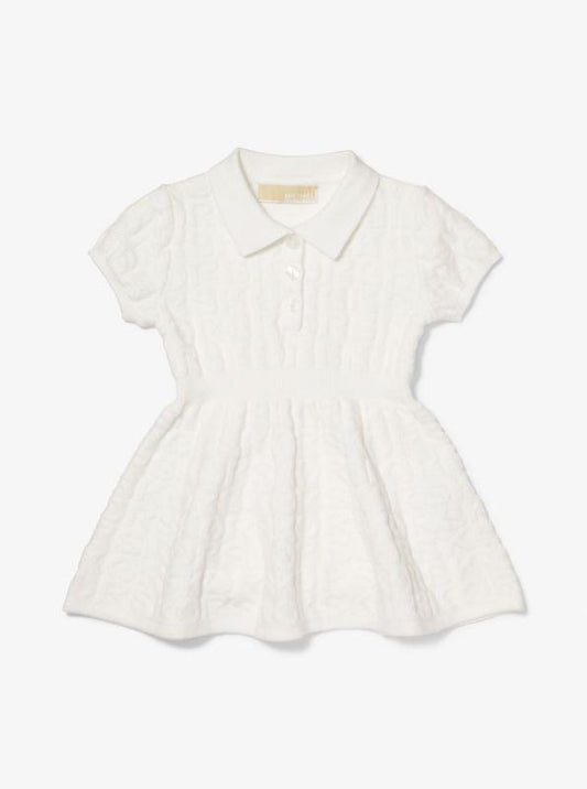 KORS Cotton Terry Blend Polo Dress