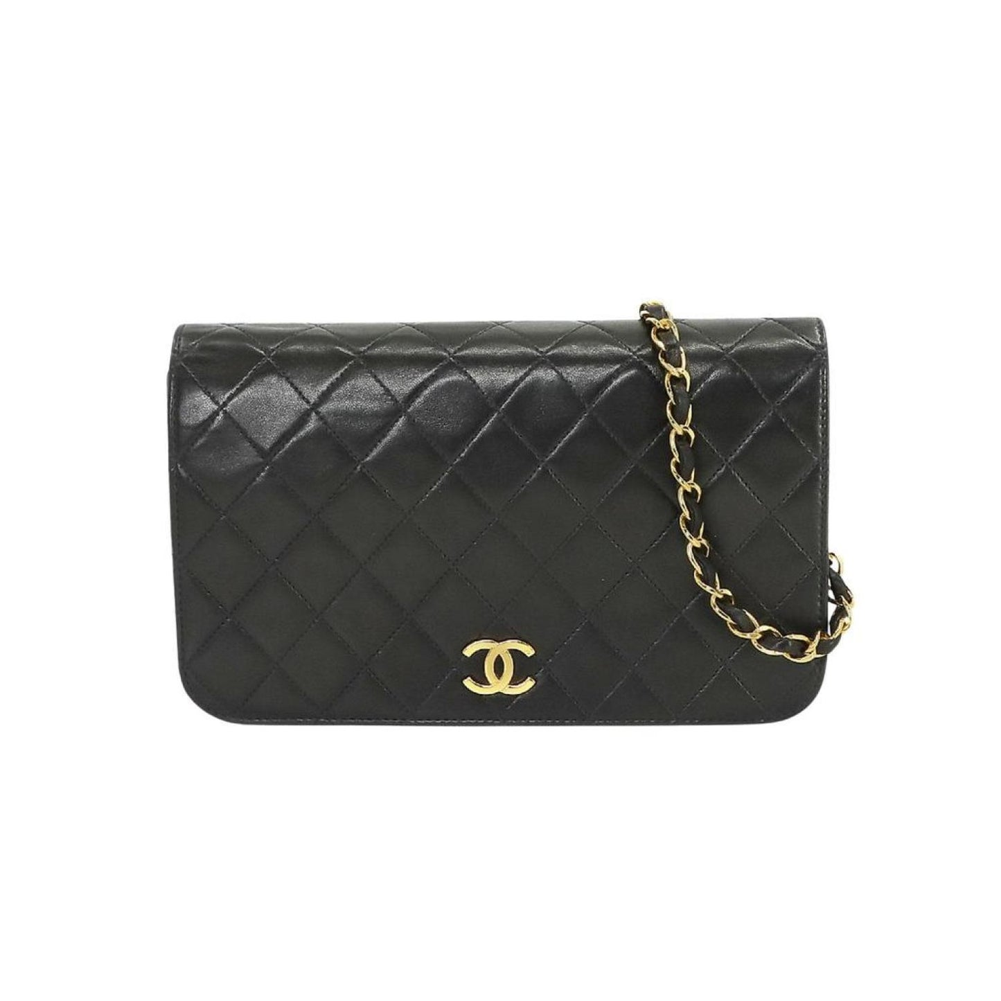 Chanel Flap Bag Leather Shoulder Bag (Pre-Owned)