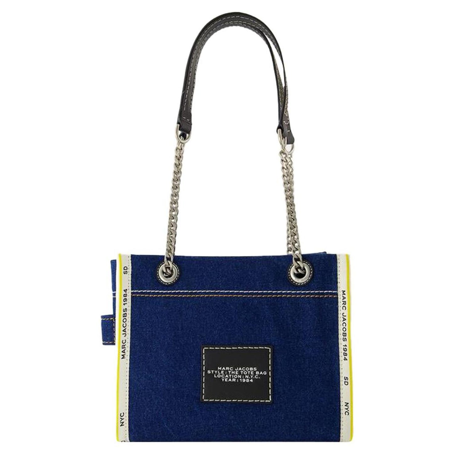 The Small Tote - - Cotton - Black