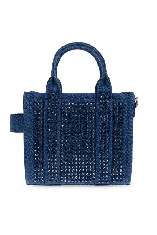 Marc Jacobs The Crystal Denim Crossbody Tote Bag