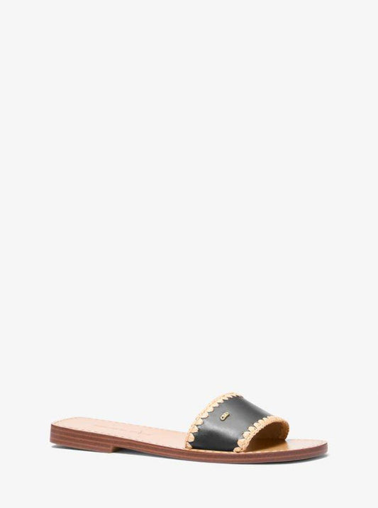 Drea Leather Slide Sandal