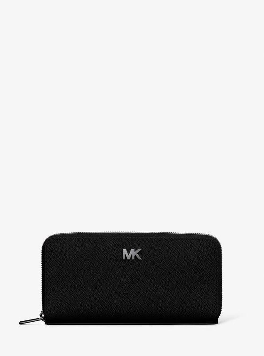 Cooper Saffiano Leather Zip-Around Wallet