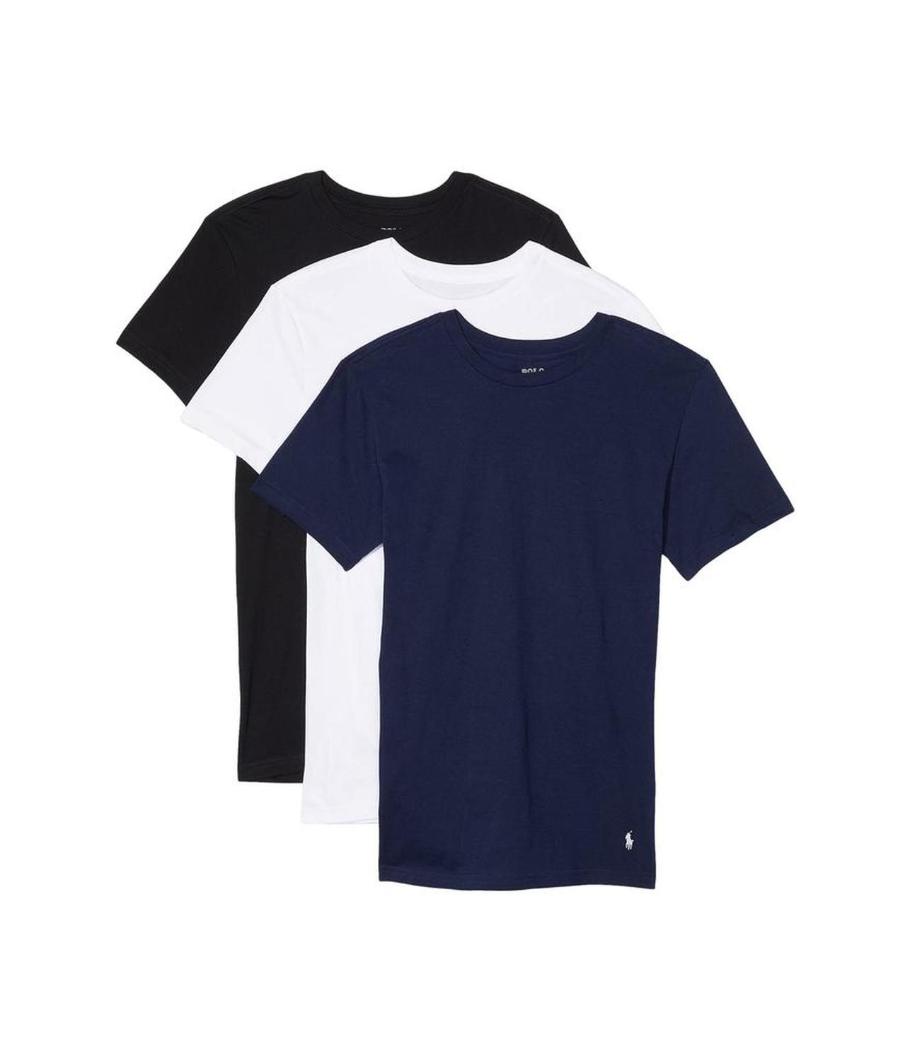 Slim Fit w/ Wicking 3-Pack Crew Undershirts