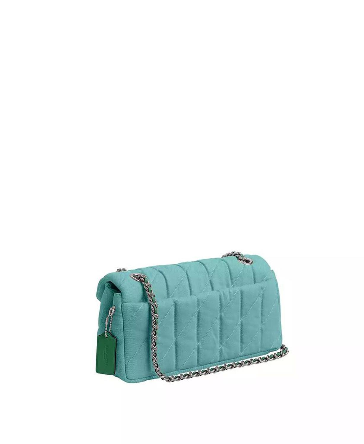 Tabby 26 Denim Quilting Mini Crossbody Bag