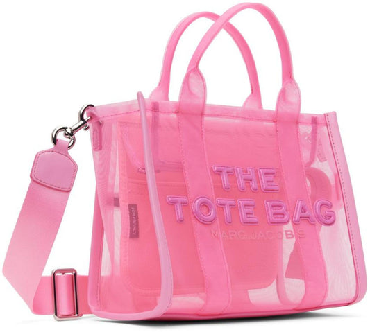 Pink 'The Mesh Small' Tote
