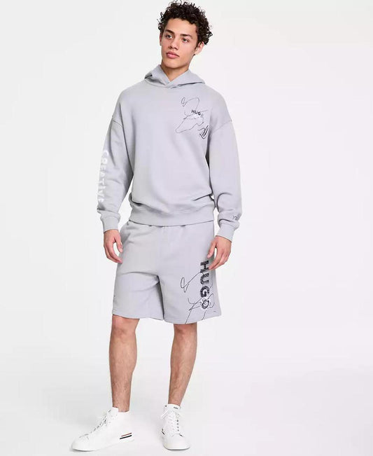 Men's Nedimo Relaxed Fit Long Sleeve Logo Hoodie