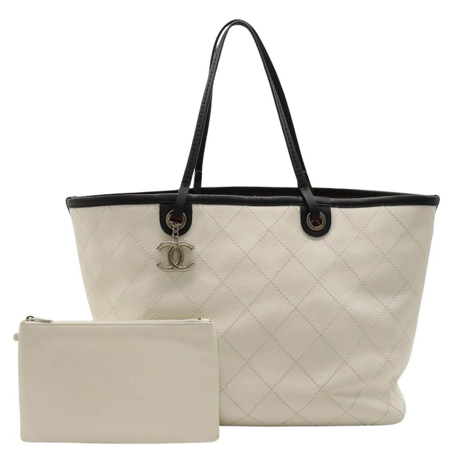 Chanel On The Road Leather Tote Bag (Pre-Owned)