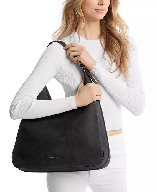 Nolita Large Leather Hobo Shoulder Bag