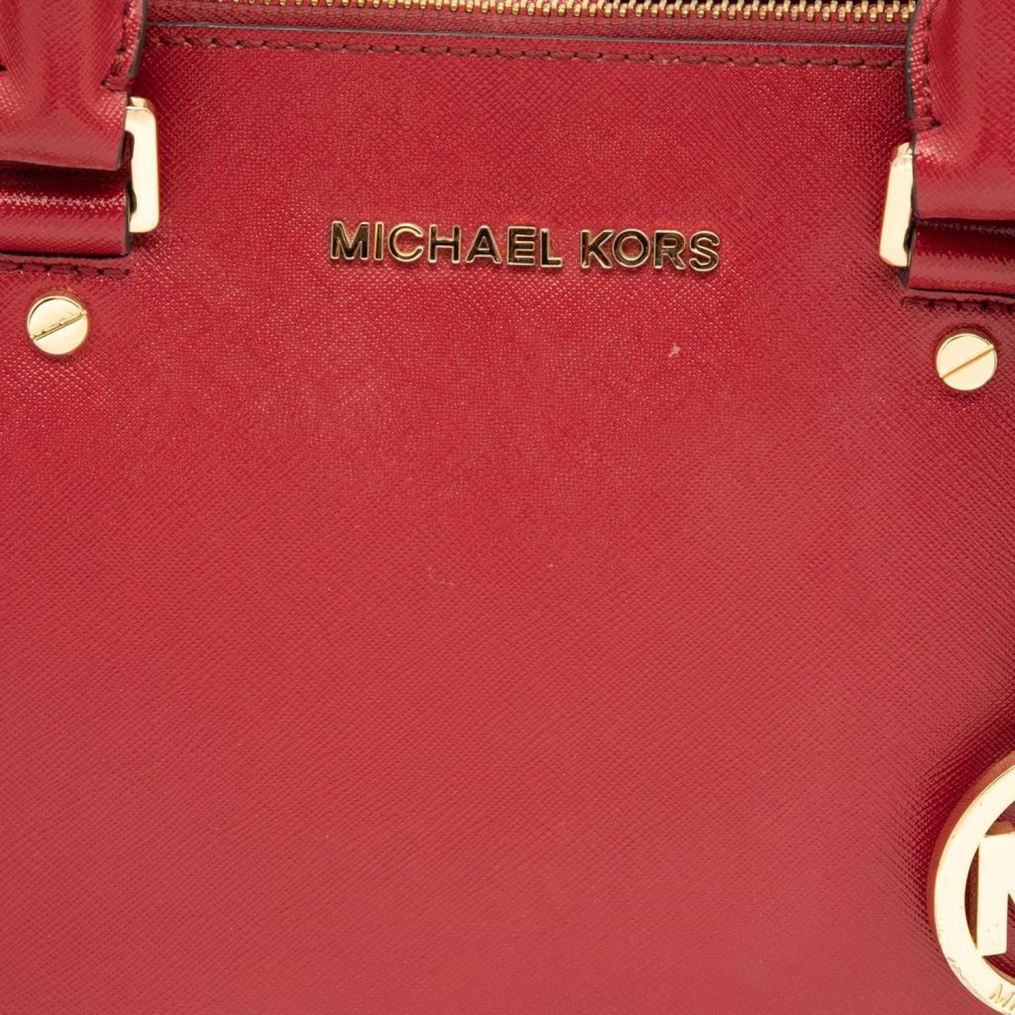 Michael Michael Kors Leather Jet Set Double Zip Tote