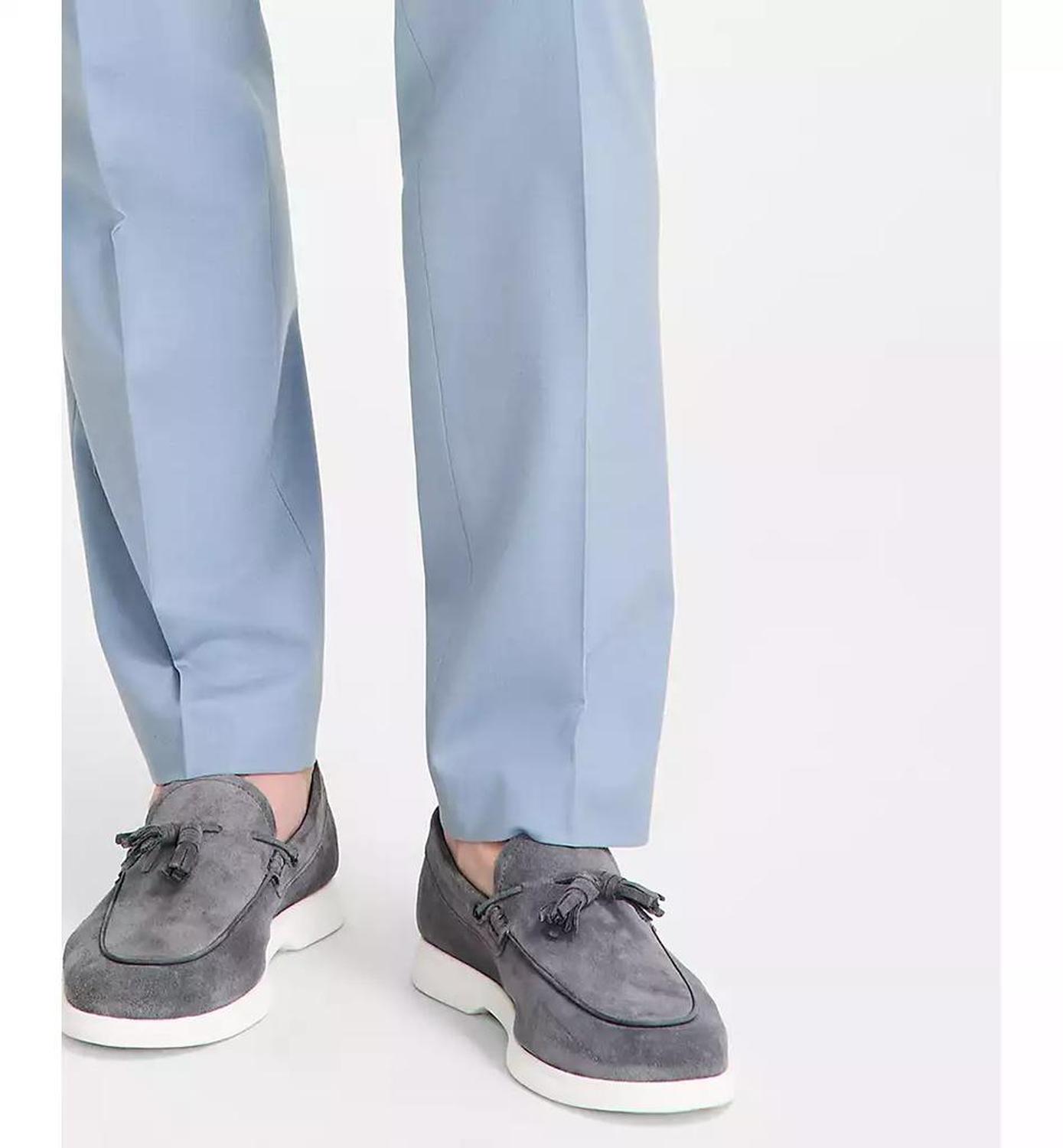 Men's Modern-Fit Wool Blend Suit Pants