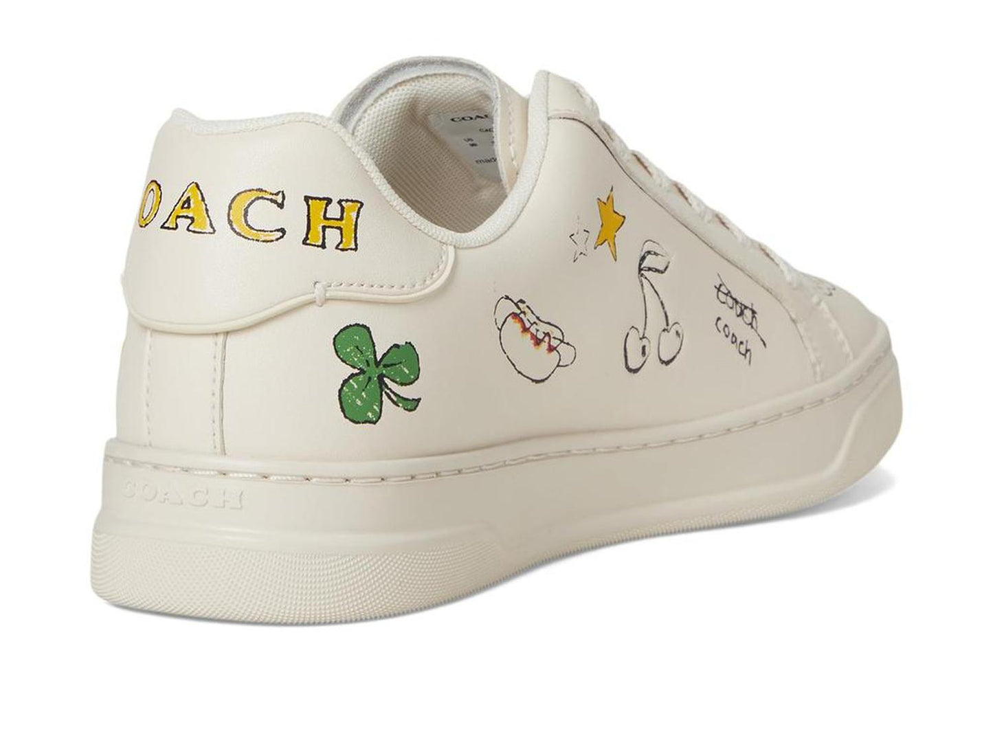 High Line Sneakers with Sketch Print