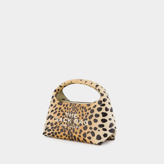 The Mini Sack Handbag - Leather - Cheetah