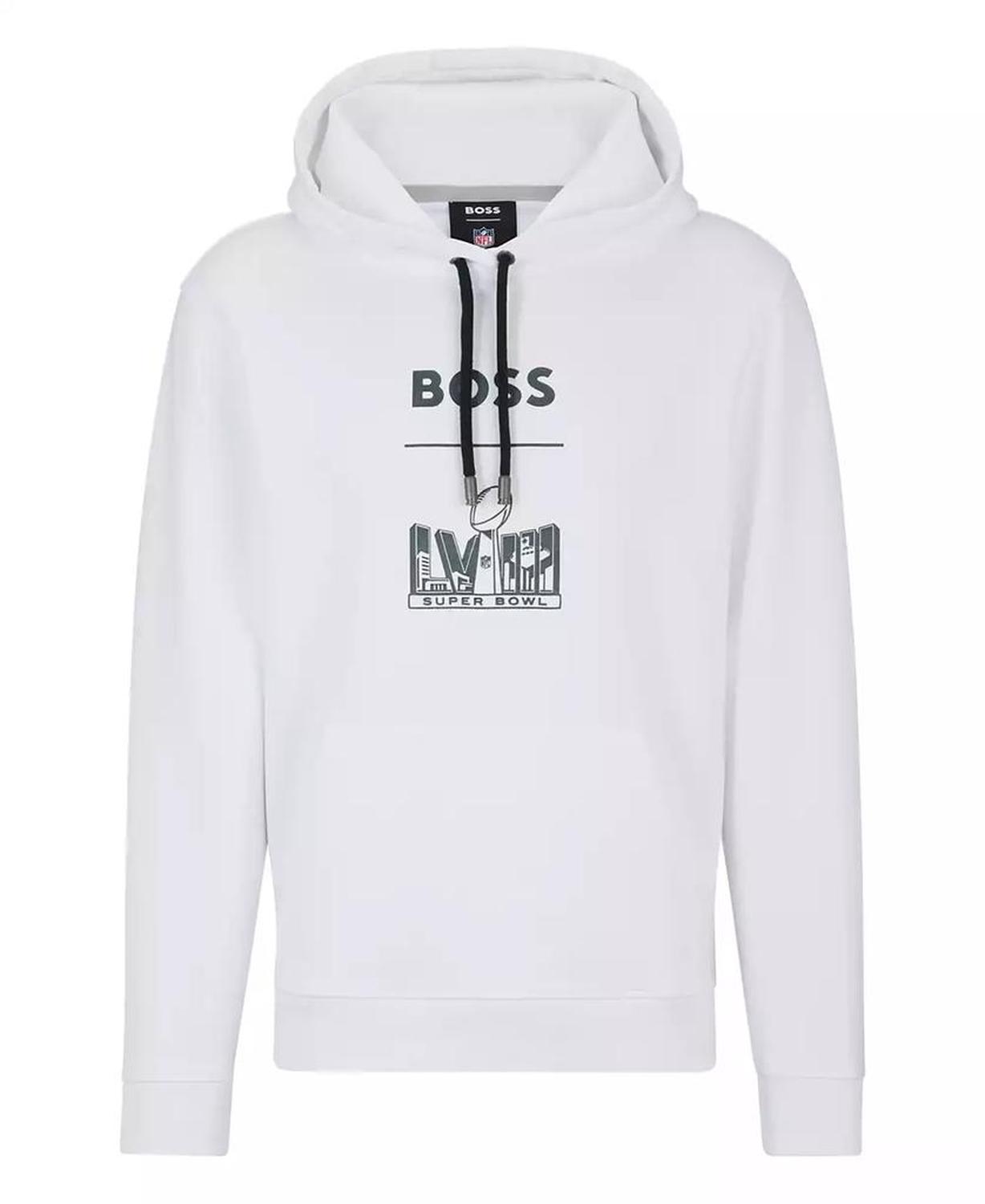 BOSS Men's BOSS x NFL Metallic Print Hoodie