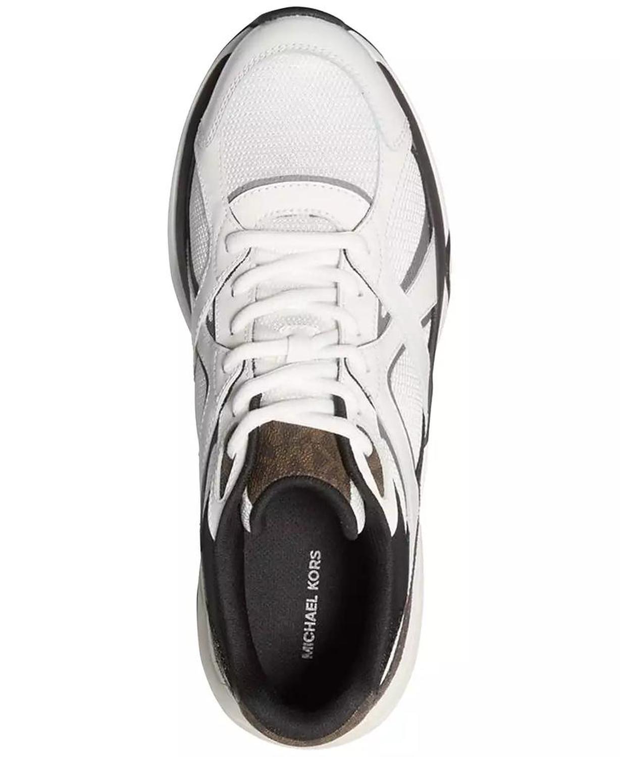 Men's Leo Suede Mixed-Media Trainers