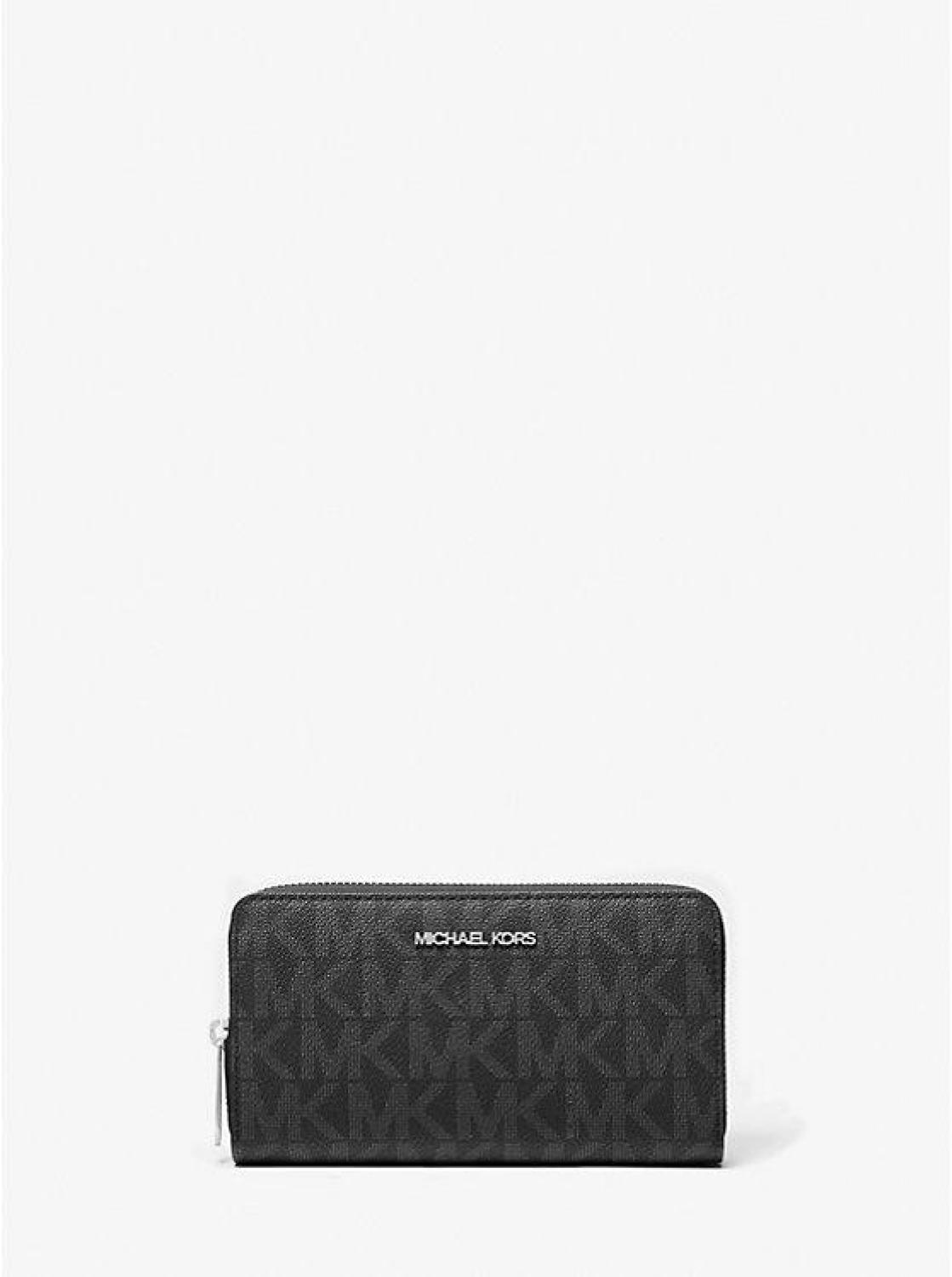 Jet Set Medium Signature Logo Wallet