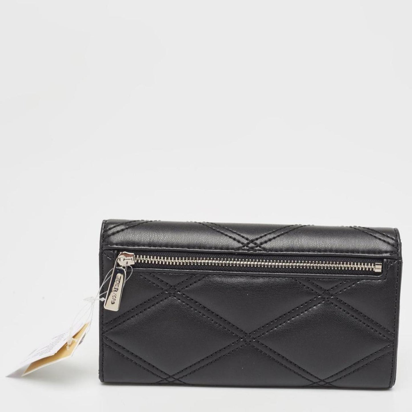 Michael Kors Quilted Leather Large Jet Set Travel Trifold Wallet