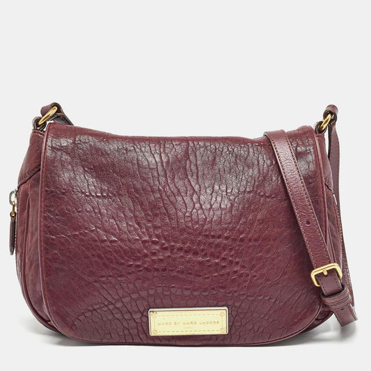 Marc By Marc Jacobs  Leather Washed Up The Nash Crossbody Bag