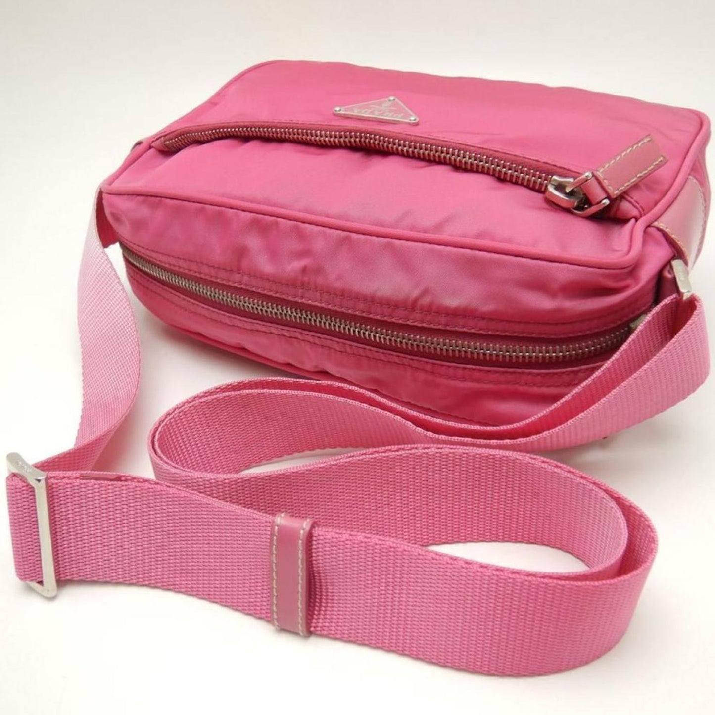 Prada Tessuto Synthetic Shoulder Bag (Pre-Owned)