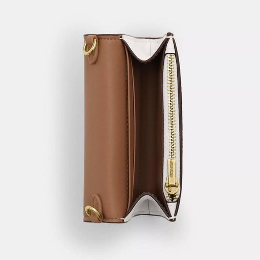 Mini Envelope Wallet With Strap In Signature Canvas