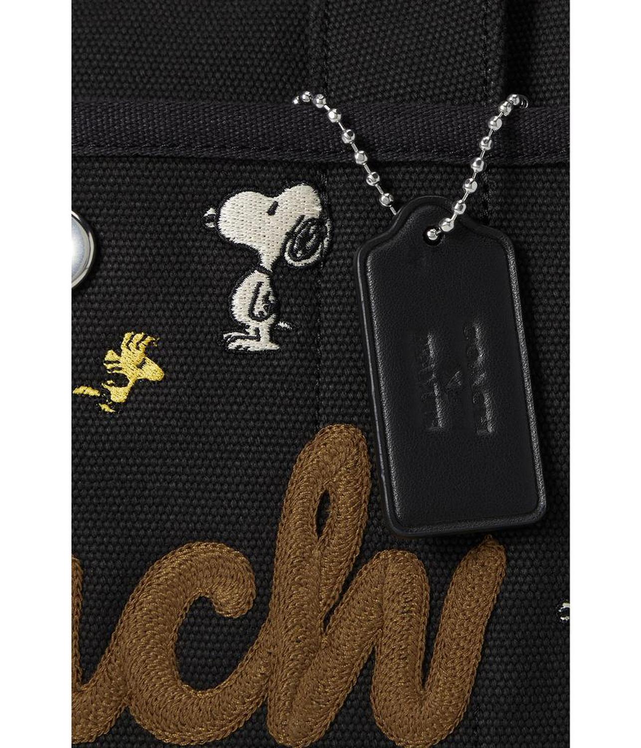 Coach X Peanuts Cargo Tote Bag With Snoopy Print