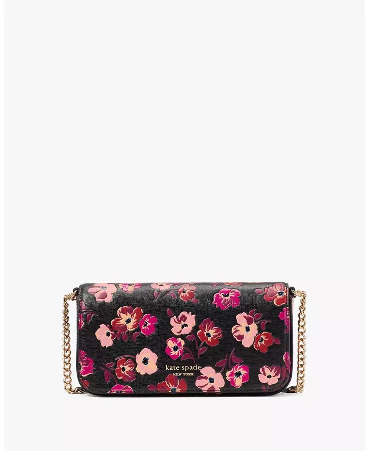 Women's Devin Fall Poppies Flap Chain Wallet