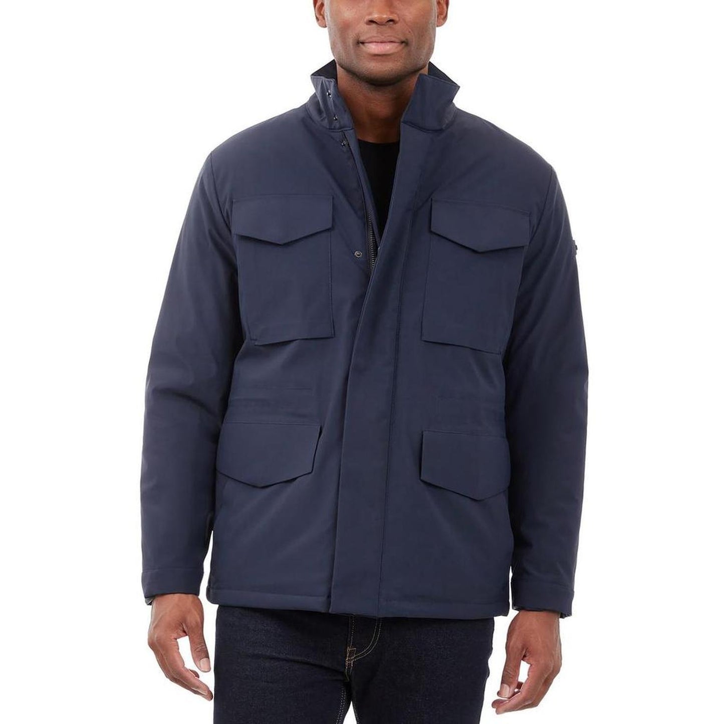 Mens Pocket Polyester Windbreaker Jacket