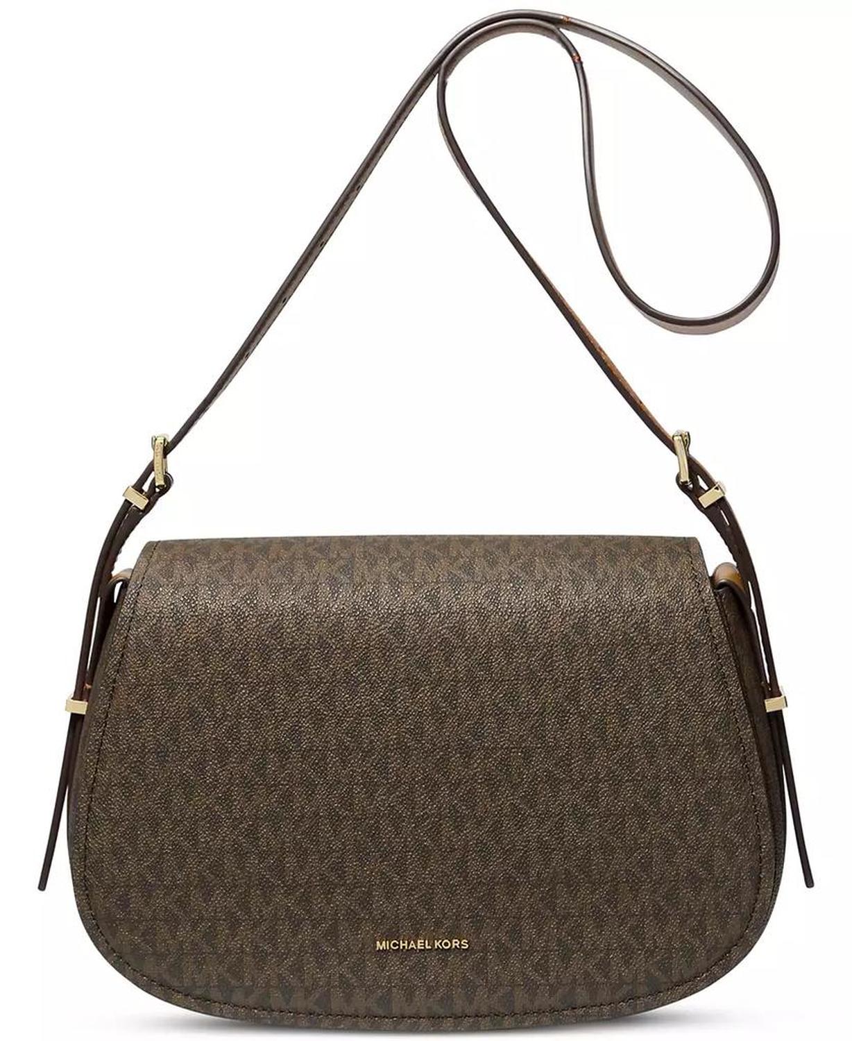 Lydia Small Monogram Flap Messenger