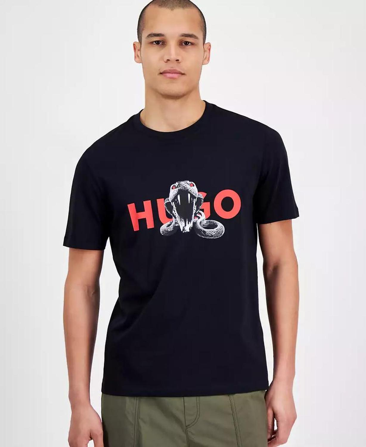 Men's Deyladec Short Sleeve Crewneck Logo Graphic T-Shirt