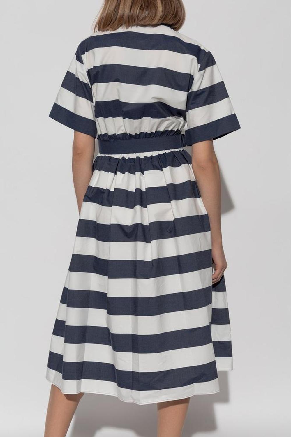 Kate Spade Striped Belted Dress