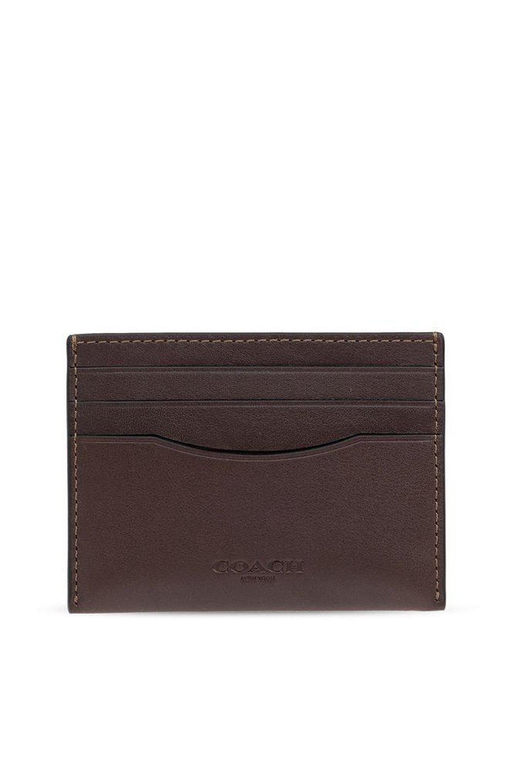 Coach Logo Embossed Card Case