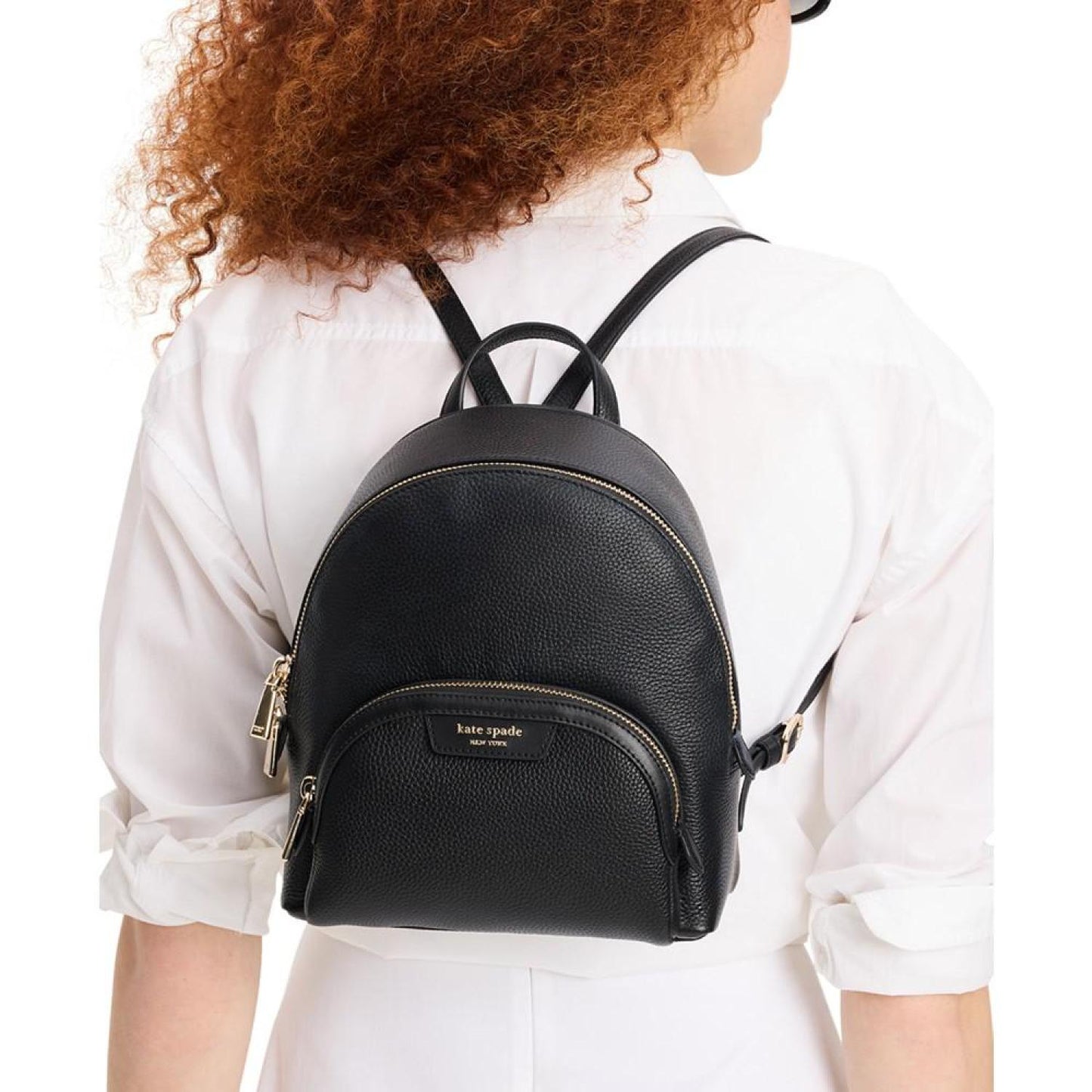 Hudson Pebbled Leather Backpack