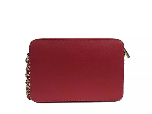 Jet Set Large East West Leather Crossbody Bag Berry Women's Sorbet