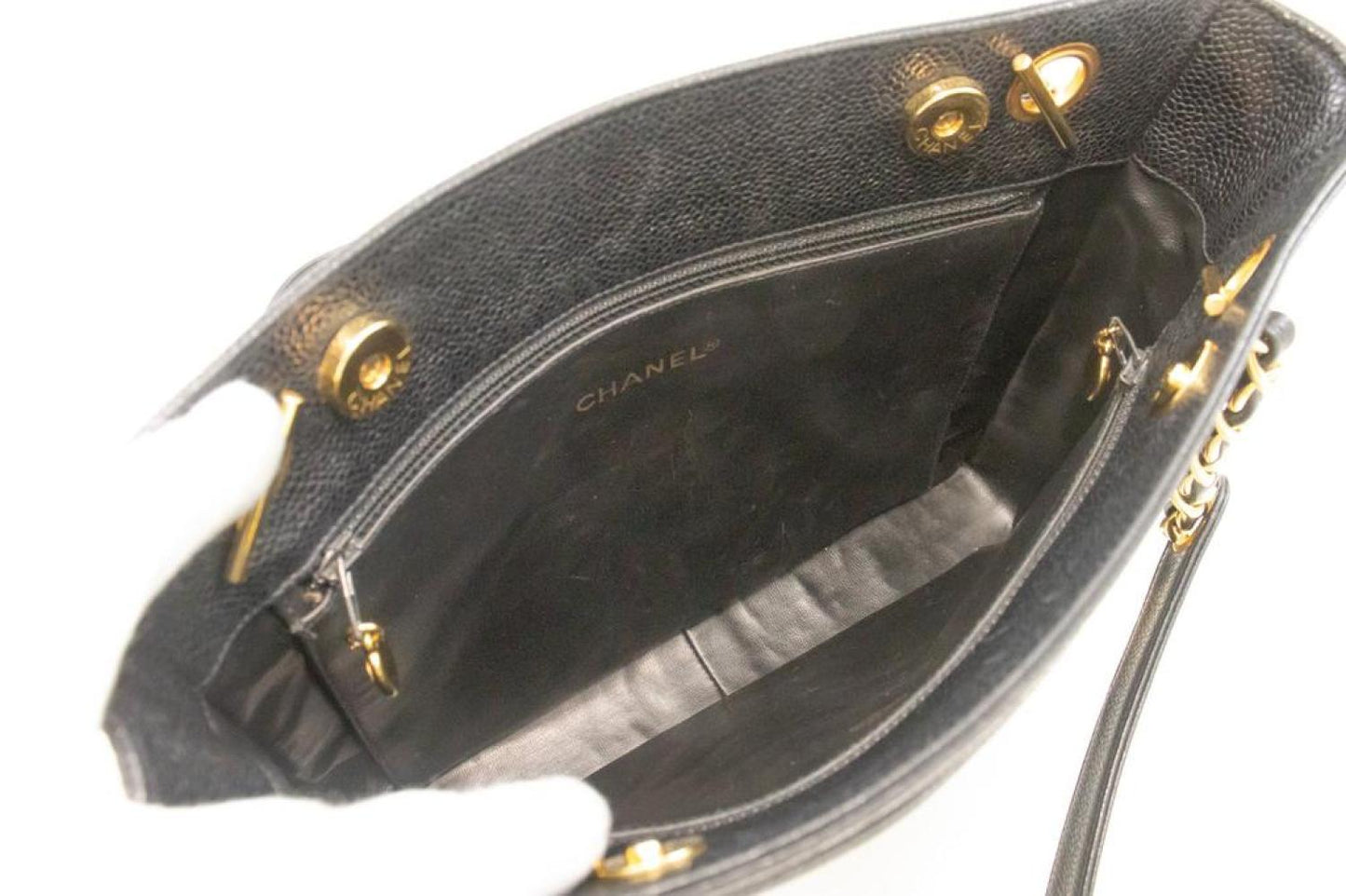 Chanel Triple Coco Leather Shoulder Bag (Pre-Owned)
