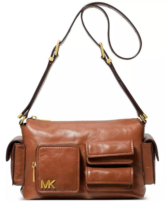 Dakota Small Pocket Leather Shoulder Bag