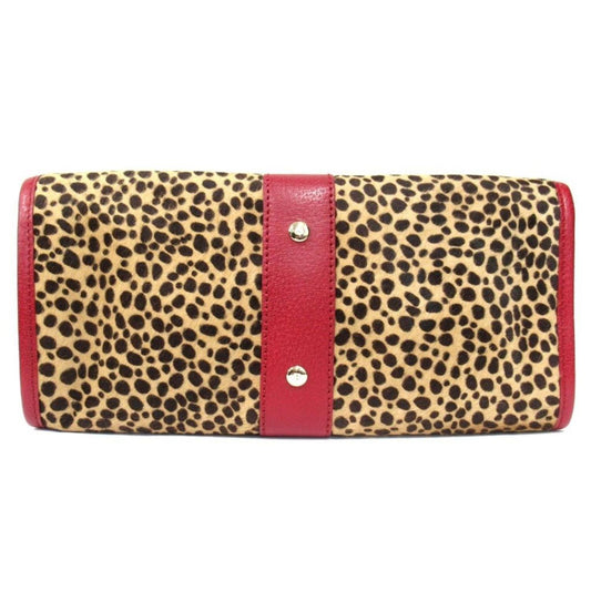 Color Leather Clutch Bag (Pre-Owned)