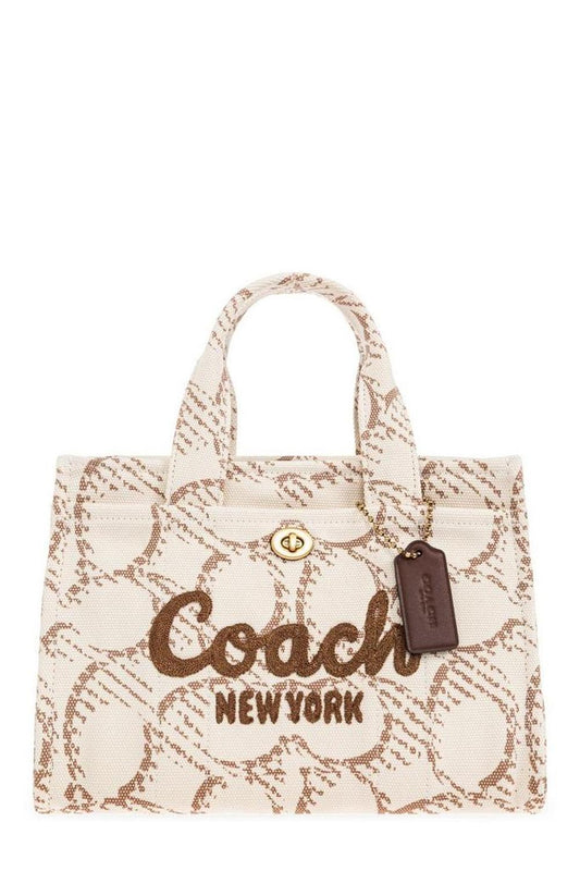 Coach Cargo Monogrammed Tote Bag