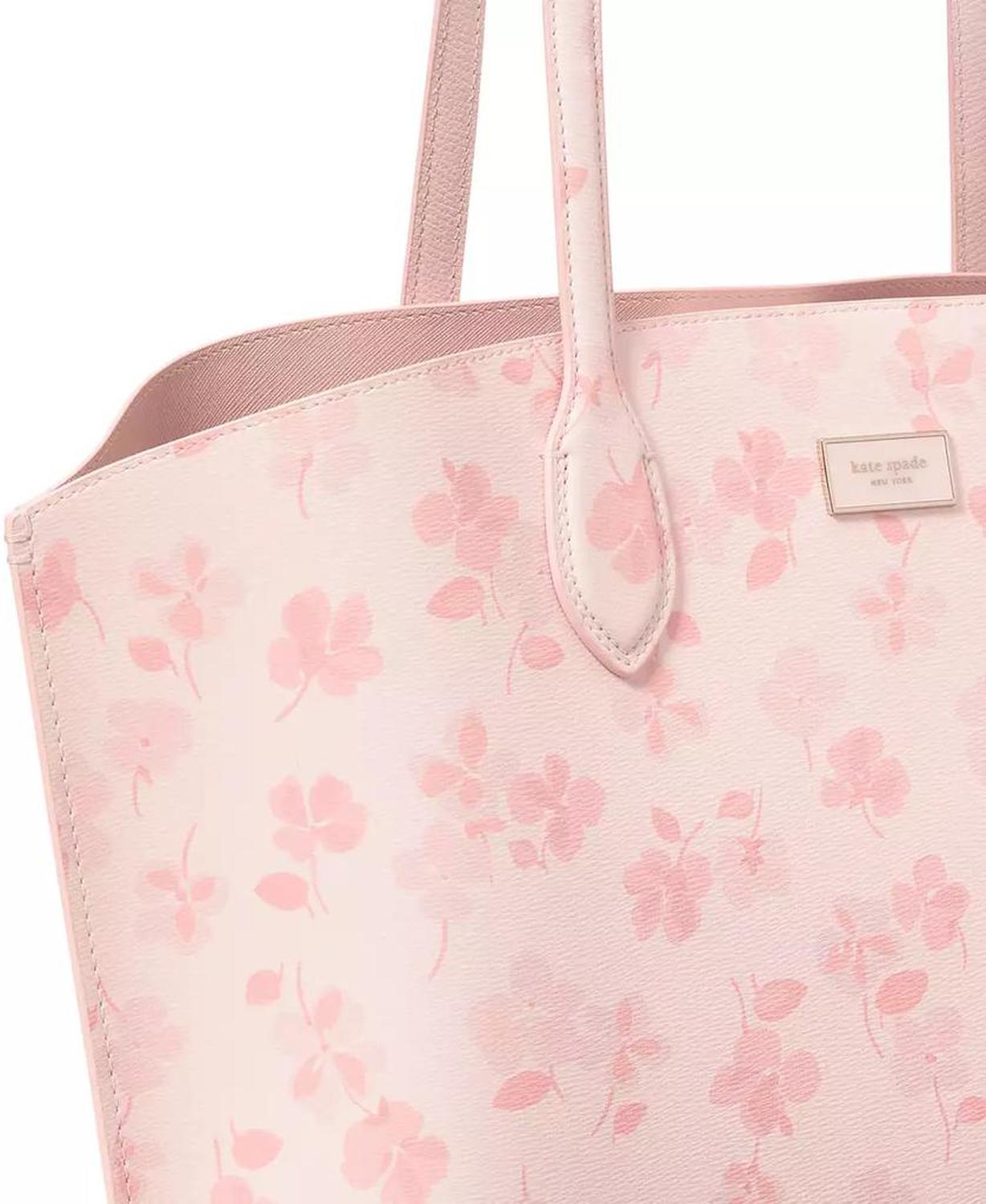 Suite Spring Pansies Large Tote Bag