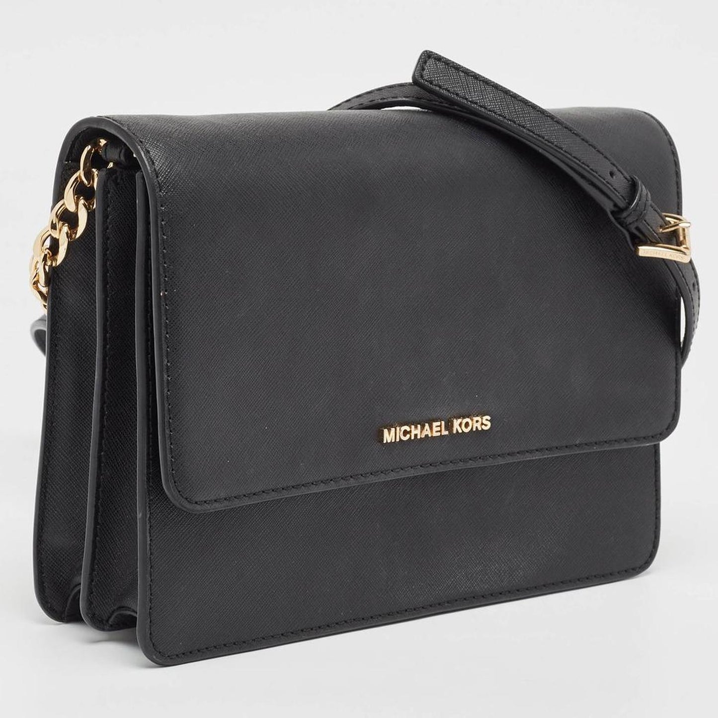 Michael Kors Saffiano Leather Large Daniela Crossbody Bag