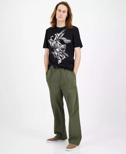 Men's Diakromio Short Sleeve Crewneck Logo Graphic T-Shirt