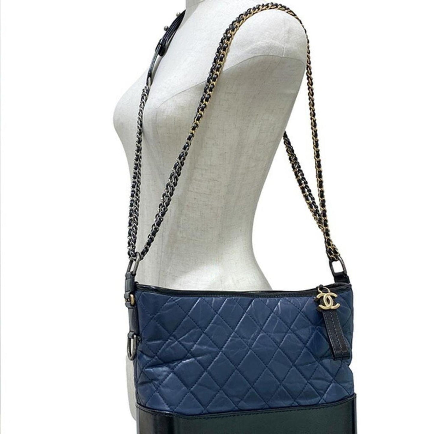 Chanel Gabrielle Leather Shoulder Bag (Pre-Owned)