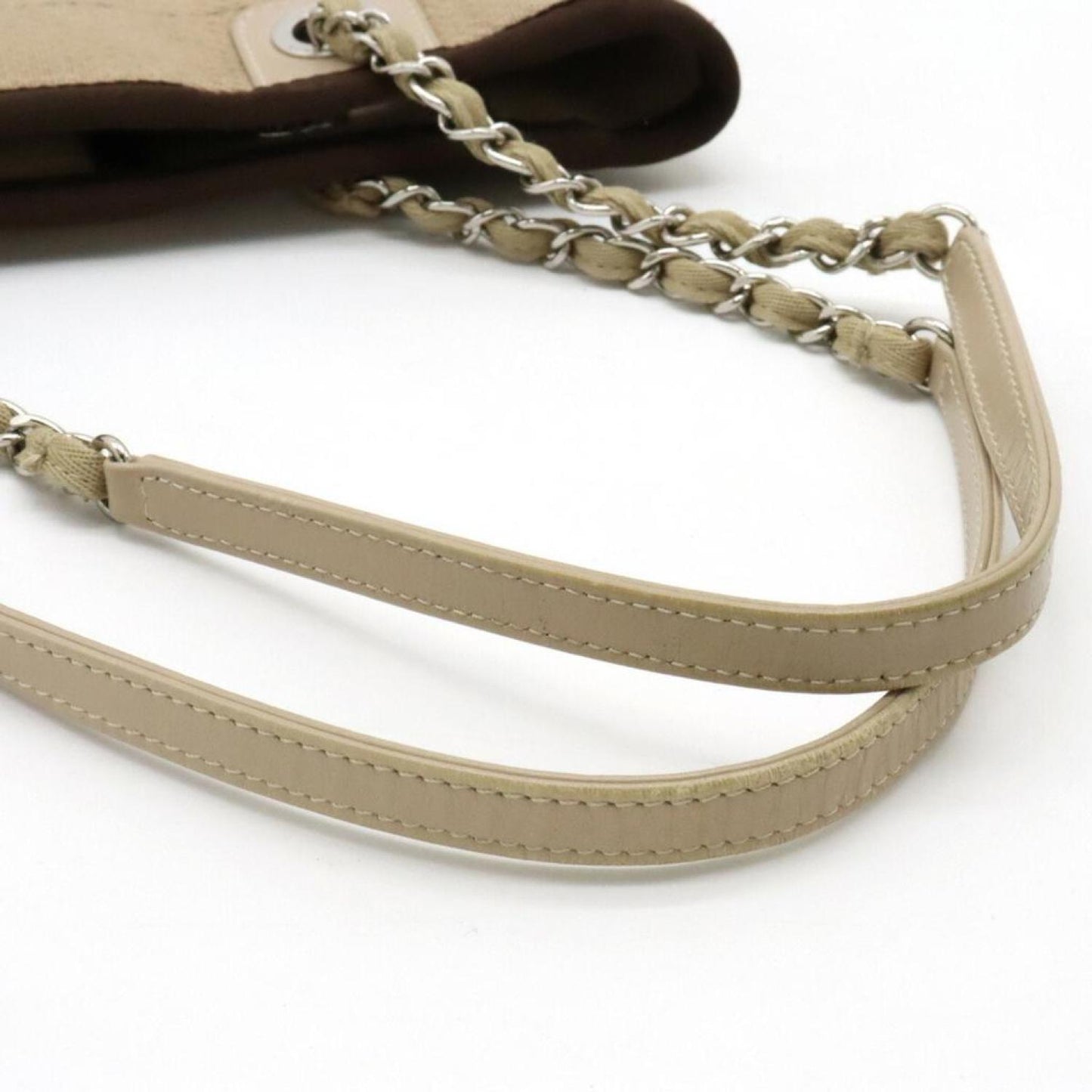 Chanel Deauville Canvas Tote Bag (Pre-Owned)